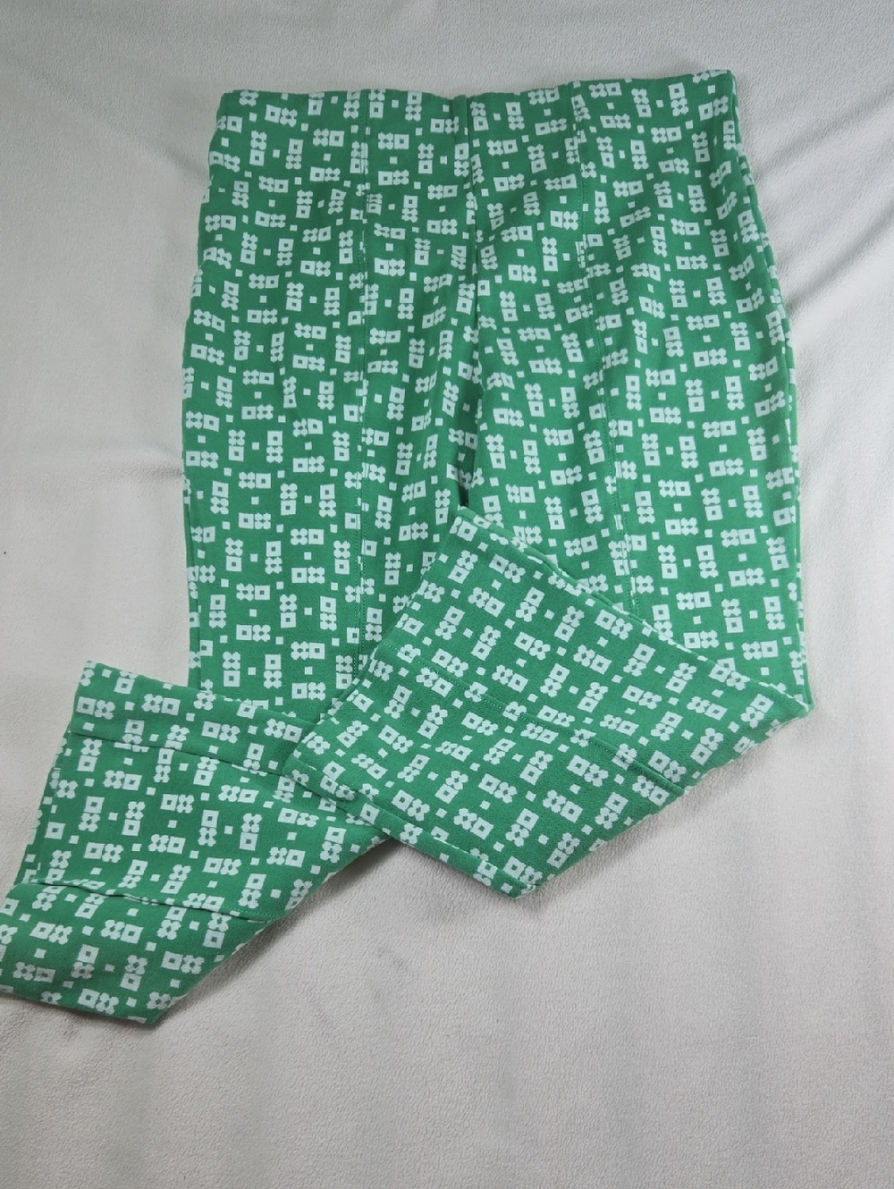 Anthropologie Maeve Mint Green Seam-Detail Leggings - Picture 9 of 9